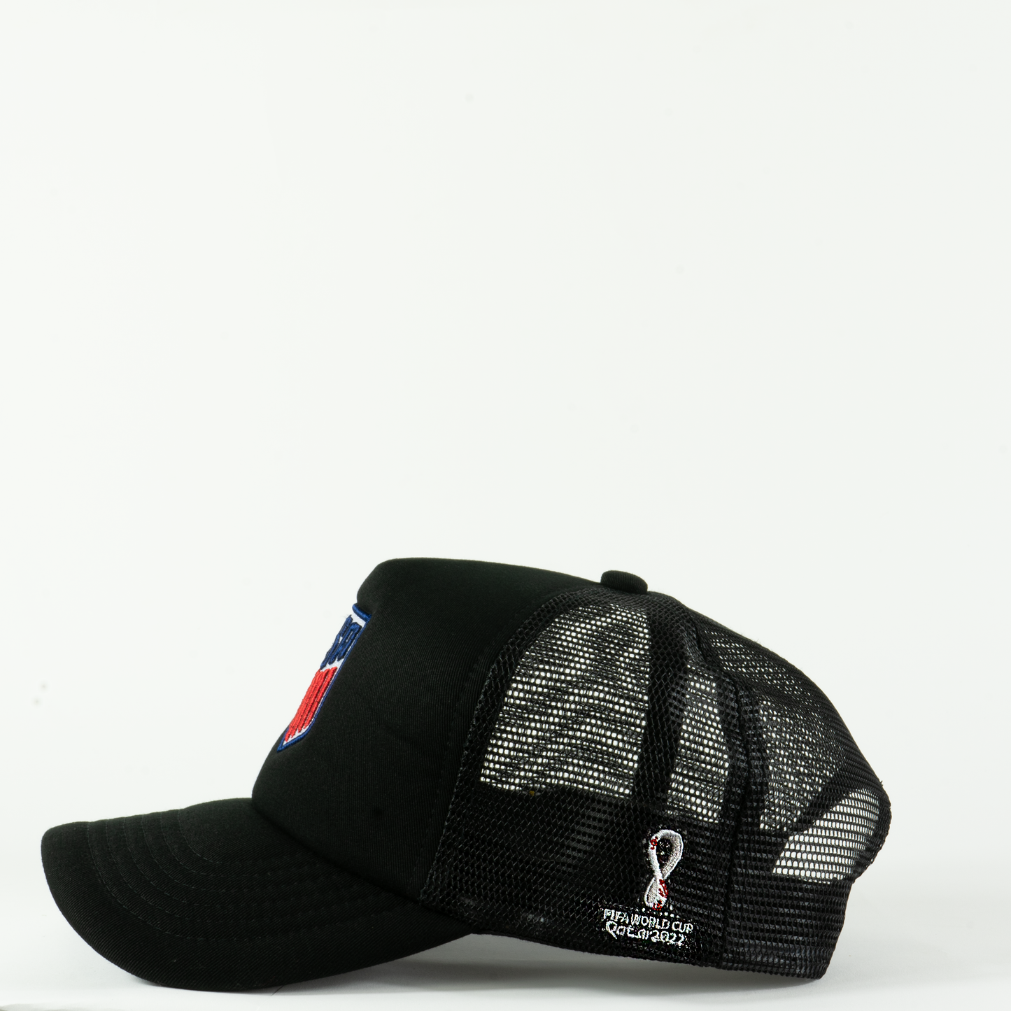 USA Mesh Trucker Snapback (Black)