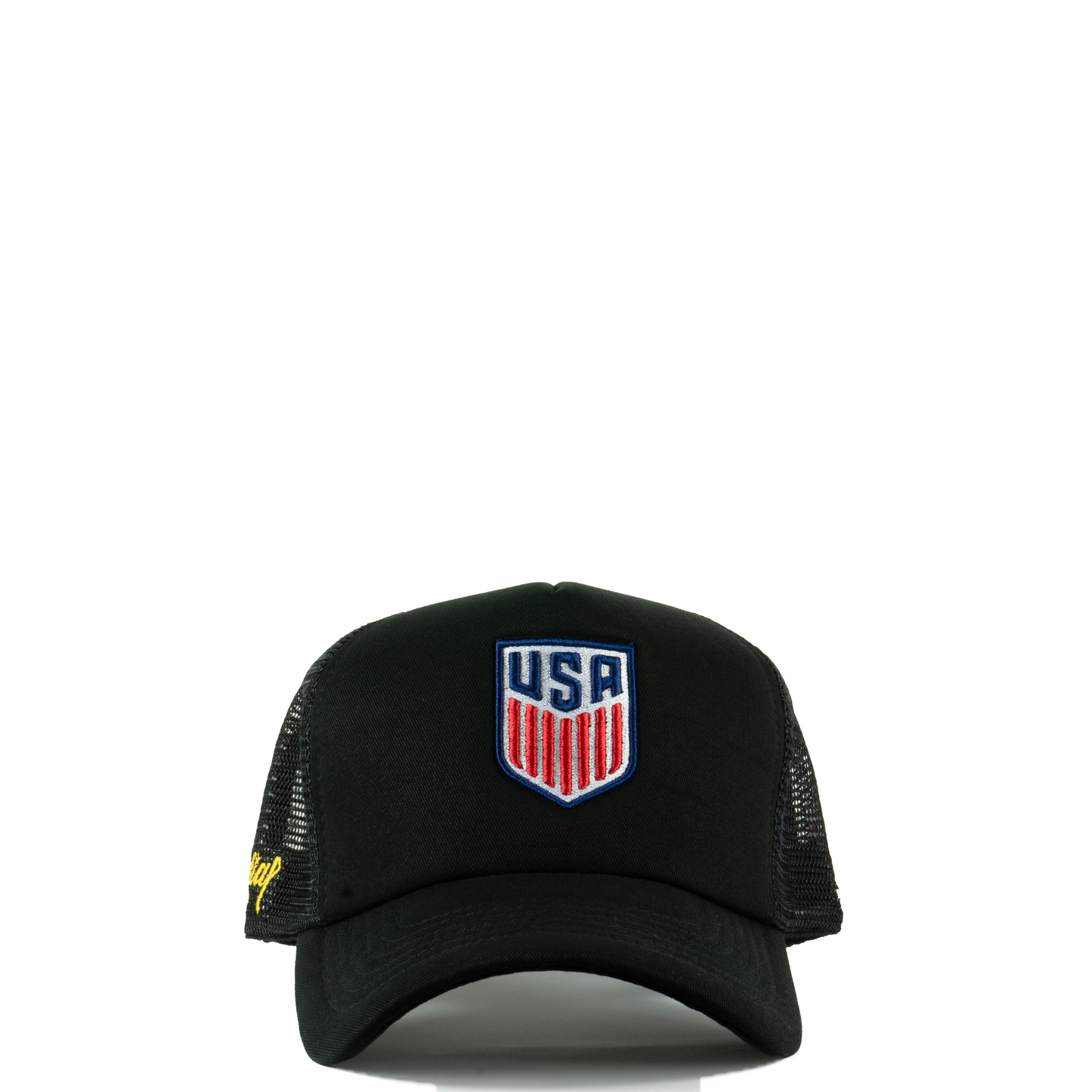 USA Mesh Trucker Snapback (Black)